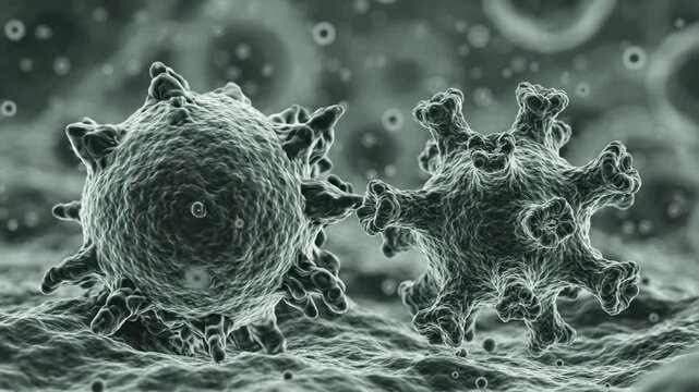 Highly detailed 3D render of a cell structure with realistic textures ideal for scientific presentations, medical marketing, and educational content.