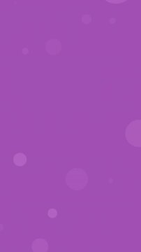 Animation of purple spots moving over purple background