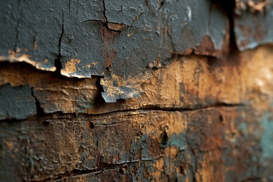 Rugged abstract texture with cracked surface and subtle color washes