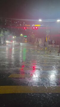 Heavy raining in South Korea, Korea
