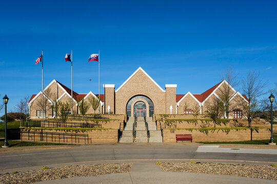 National Czech and Slovak Museum and Library Exterior in Cedar Rapids Iowa