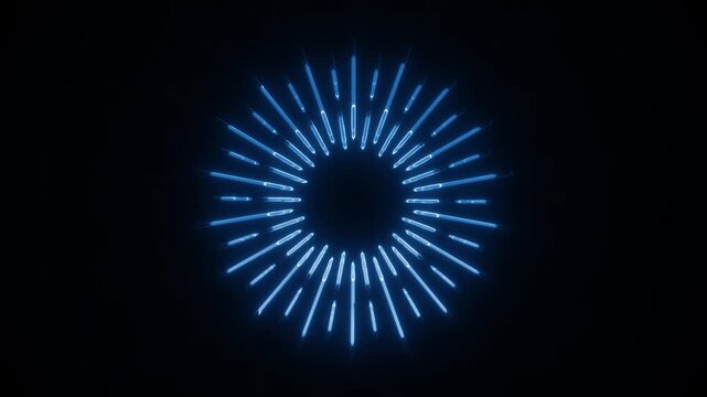 Glitch Technology Digital Sun Logo Reveal
Abstract technology and business cyber icon intro revealing with glitch effects