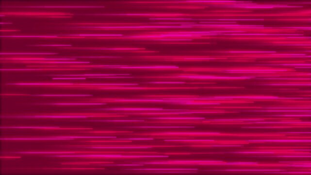 Vibrant pink abstract texture with horizontal lines moving smoothly during a subtle camera pan