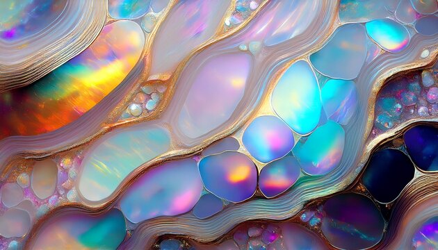 Iridescent Moonstone Texture Background