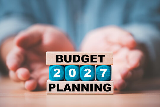 Budget 2027 planning concept for business and financial management showing annual budgeting, expense control and strategic allocation to achieve financial goals in upcoming fiscal year.