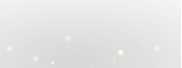 Golden sparkles and bokeh light effects on transparent background. Glowing glitter dust particles overlay. Festive magic stardust vector illustration © Elena