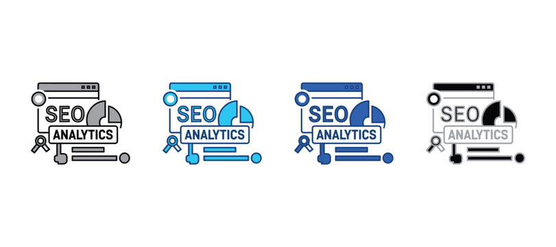 Search engine optimization and analytics dashboard vector illustration with charts and keywords optimization analytics dashboard illustration keywords business marketing internet