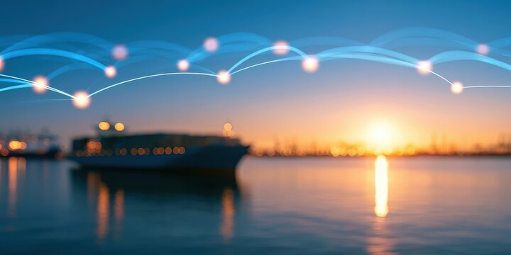 Maritime transportation connects ferry routes ocean commerce infrastructure and trade networks while adapting to climate and disaster risks