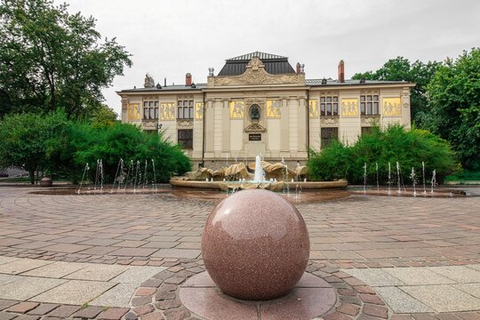 Palace of Fine Arts (Pałac Sztuki) in Krakow, Poland