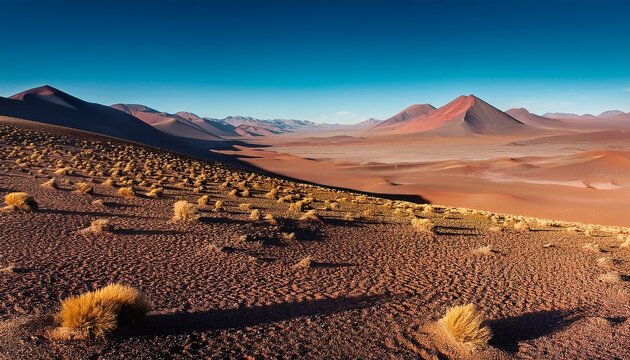 The High Altitude Desert Of The Argentine Puna