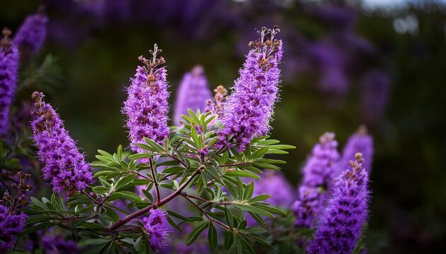 Vitex Chaste Tree Vitex Agnus Castus Chastetree Chasteberry Abraham S Balm Lilac Chastetree Or Monk S Pepper Purple Flowers