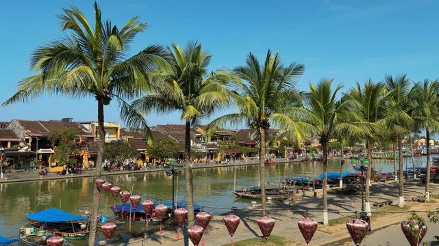 Vietnam Hoi An town tourism visuals