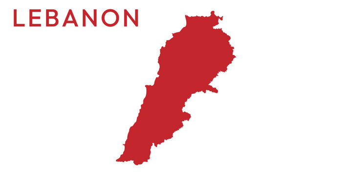 Map background of Lebanon. Territory of Lebanon
