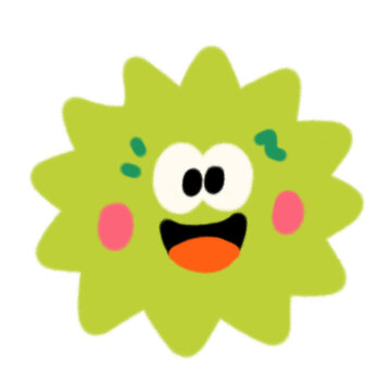 Playful Cartoon Blob Mascot Characters Illustration