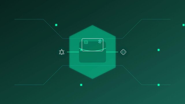 Digital Currency Storage Concept with Secure Encrypted Blockchain Asset Management and Financial Exchange Interface Illustration
