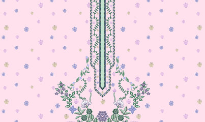 Digital and Textile Design Border and Motif  © DESIGNING TEHME