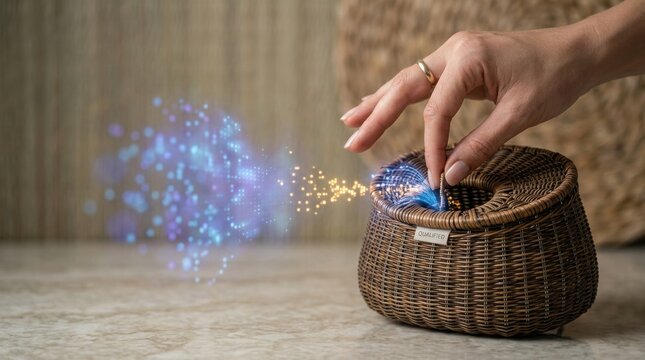 Hand holding small wick to demonstrate customer acquisition efficiency by allowing qualified prospects to enter