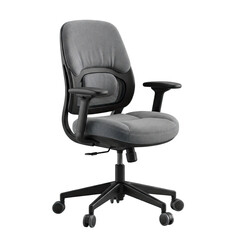 Obraz premium Modern Ergonomic Office Chair with Mesh Backrest and Adjustable Arms