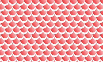 simple red gradient fish scale pattern for banner poster background. © kowsar