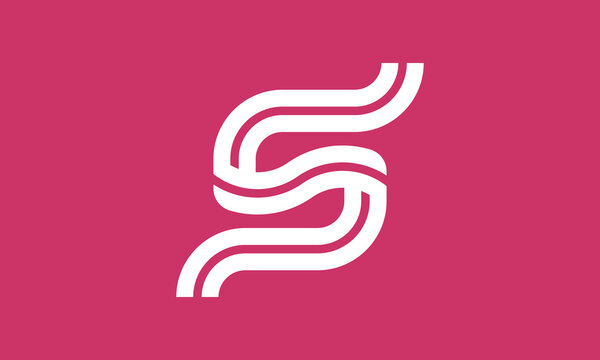 Creative Curvy S Letter Logo Concept