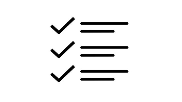 # step infographic process with check mark icon. infographic step by step process icon animation. step process success with check marks.