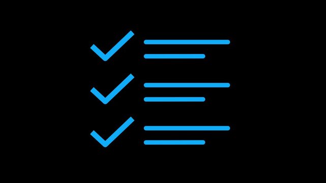 # step infographic process with check mark icon. infographic step by step process icon animation. step process success with check marks.