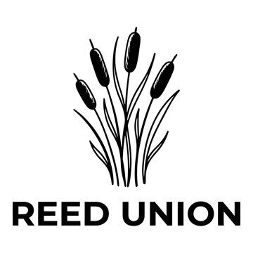 Reed Union logo with cattail illustration and company name in black text