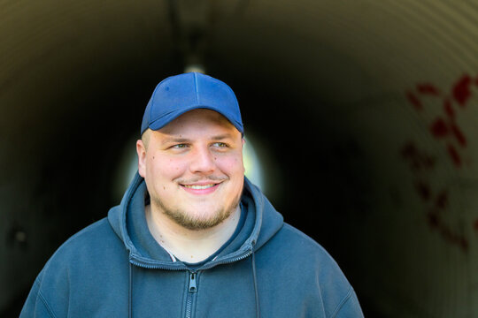 Smiling Young Man Urban Portrait