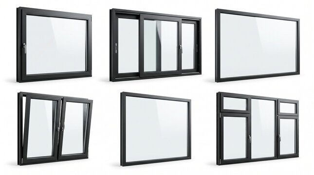 window frames, black window frames, modern windows, window frame collection, aluminum window, metal window frame, glass window, window design, home windows, building windows, modern architecture, inte