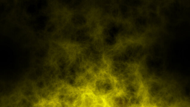 Yellow dark nebula cloud texture background