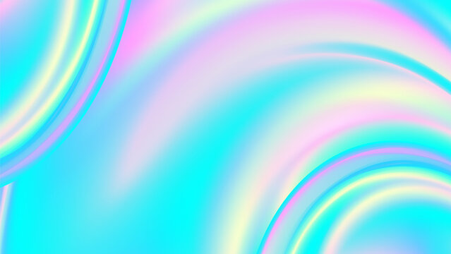 Iridescent liquid gradient wave background
