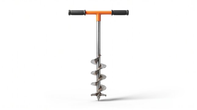 Manual soil auger for agricultural soil sampling and tree planting