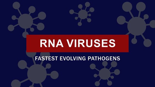 Rna viruses and fastest evolving pathogens educational animation