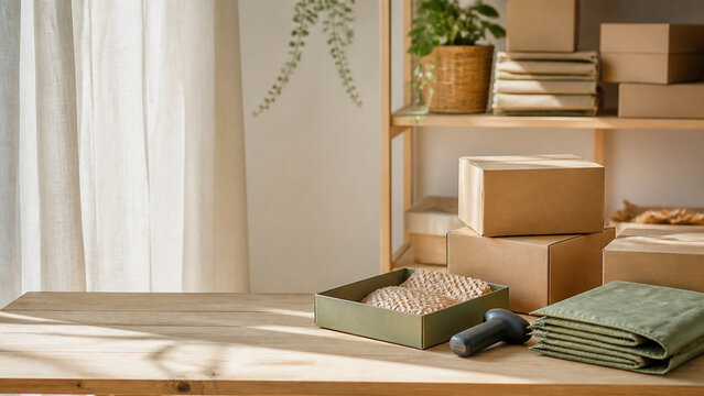Reusable return parcel station for circular e-commerce