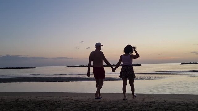 couple on the beach
