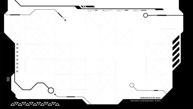 Abstract retro white and black background with cyberpunk style design