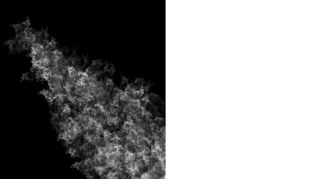 realistic fog or cloud isolated on transparent background, realistic dry ice smoke clouds fog overlay perfect for compositing into your shots