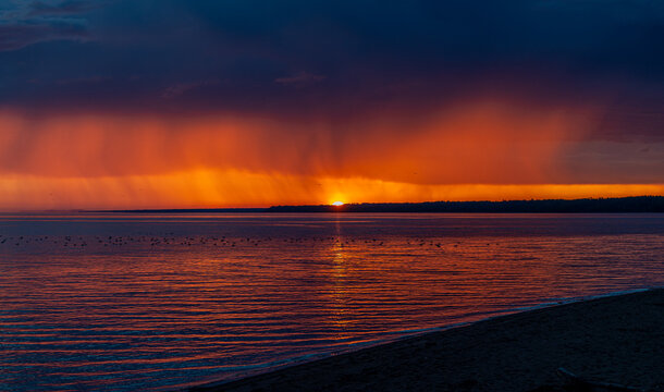 Sunrise at Wisconsin Point