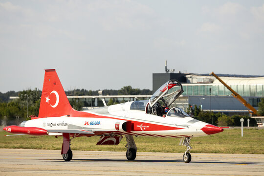 Turkish Stars aerobatic team at BIAS 2026 airshow.