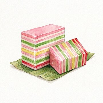 colourful kuih lapis