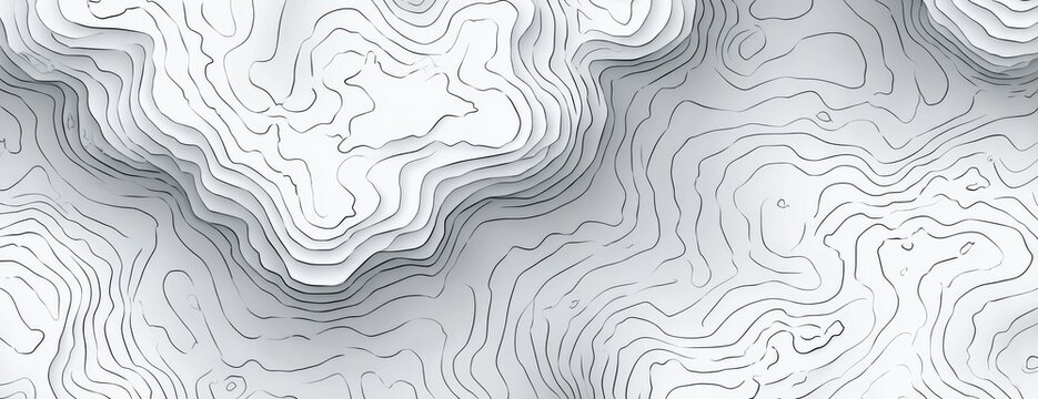 Scientific topographical contour map lines abstract monochrome background with topography elevation abstract geography cartography landscape grayscale monochrome navigation altitude