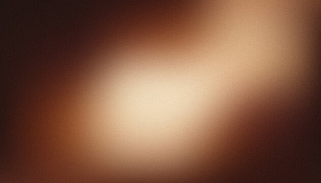 Abstract gradient panoramic dark background with diagonal warm copper and bronze light beams and grainy texture