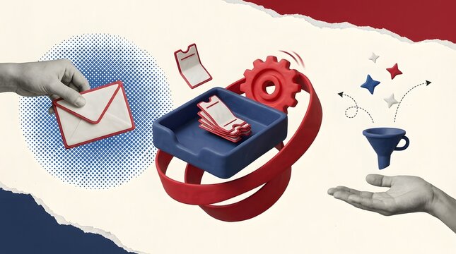 Customer support ticket workflow automation email helpdesk and lead conversion funnel artwork