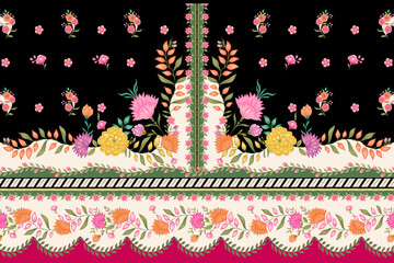 Digital and Textile Design Border and Motif  © DESIGNING TEHME