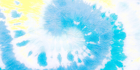 Multi Tye Dye Background. Rainbow Sprayed Paint. © Olga