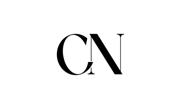 CN Letter Logo Design, Modern CN and NC Monogram Vector Collection for Business Branding