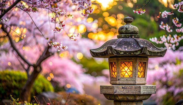 lantern in the garden