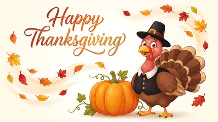 Naklejka premium Celebrating thanksgiving day with family and friends a time for gratitude delicious food and cherished memories together