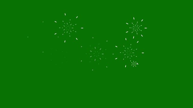 Exploding speed vector fireworks in 4k with white flash pointing circle burst, birthday celebration blast, dynamic party shine, and radiant motion backdrop