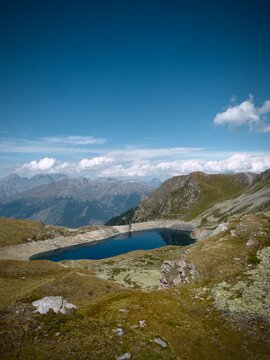 lake in the mountains